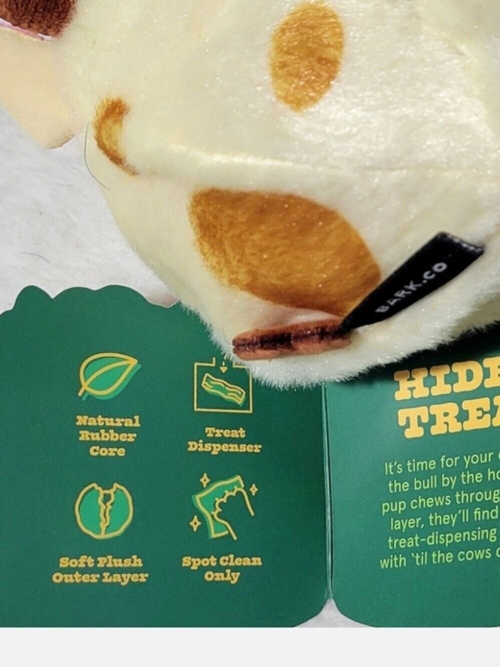 Barkbox Roy the Cow Dog Toy #DGT13 - Picture 13 of 13